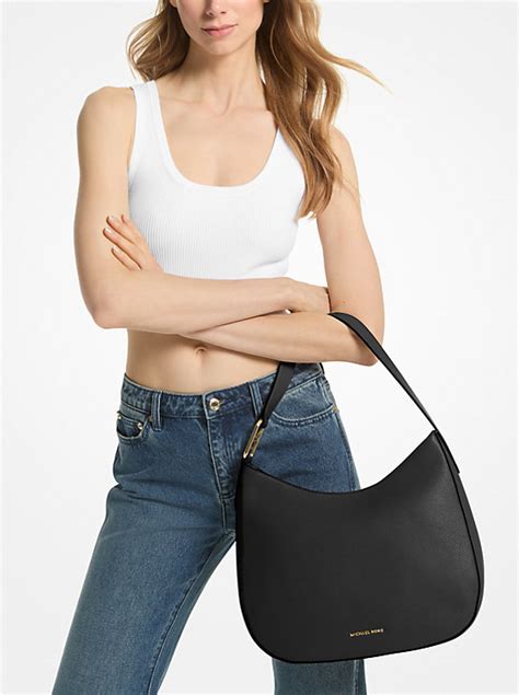 kensington leather hobo shoulder bag review